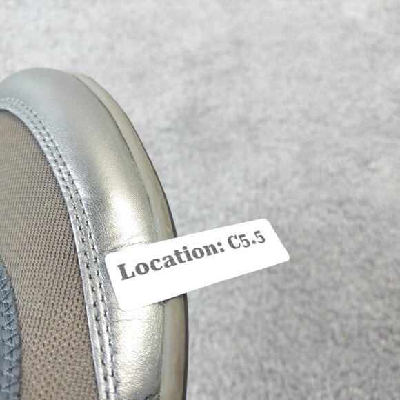 Revere Charlott Womens Size 38.5 EU Ballet Flats Slip On Shoes Gray Pewter - Picture 9 of 9